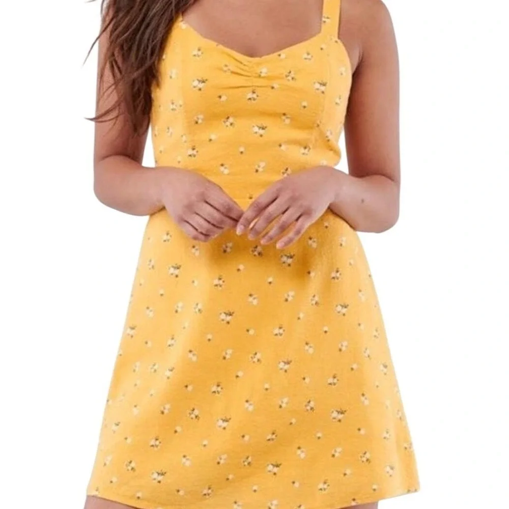 Y2k Hollister‎ Fairygrunge Empire Waist Women's size Medium Open Back Mini Dress